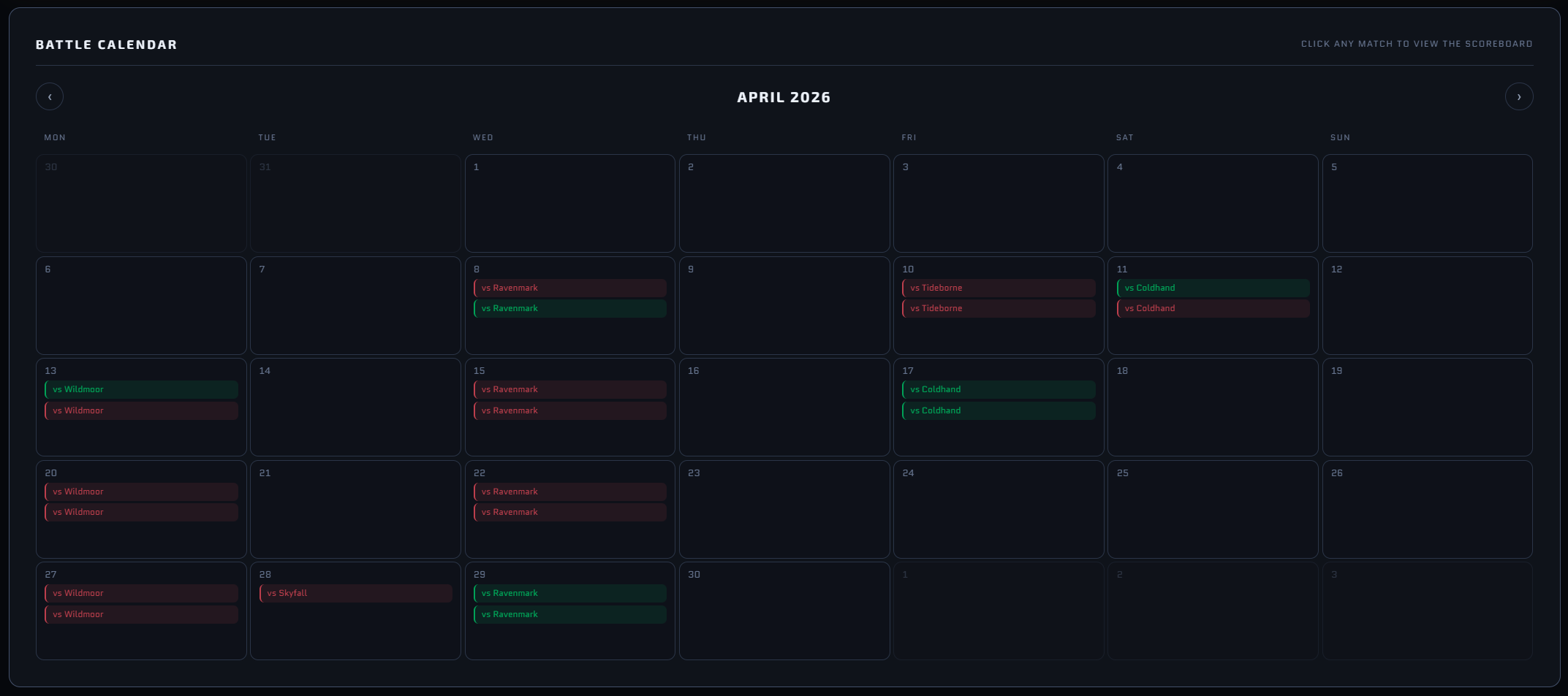 Calendar