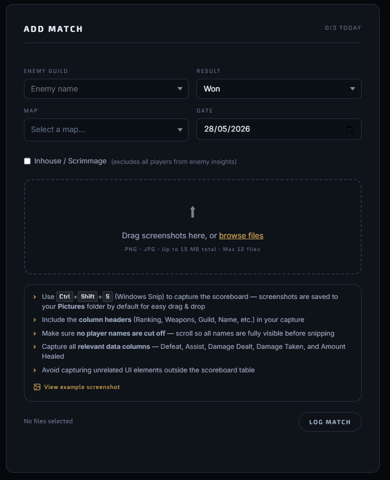 Screenshot OCR Name Review